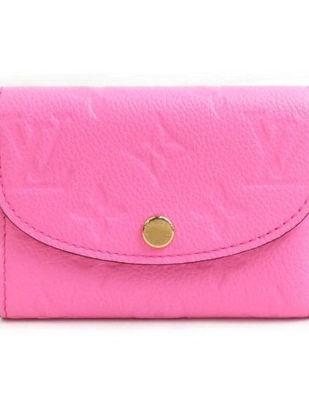 Auth LOUIS VUITTON Empreinte Coin Purse Compact Wallet Pink M82485 - r11025a